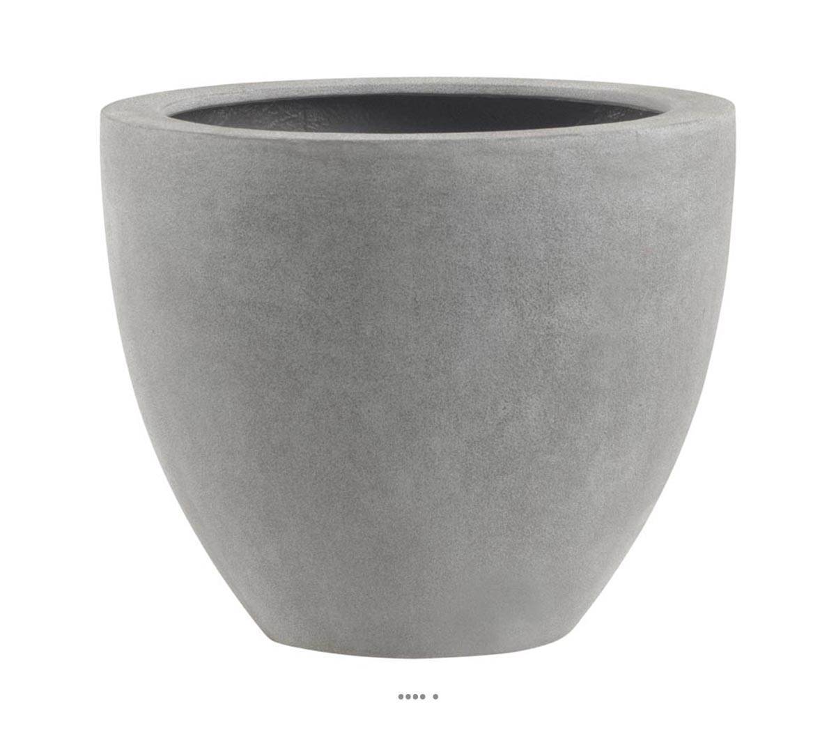 Artificielles - Bac fibres de verre/ composite Farn extérieur EggPot D25 xH21cm Sable - dimhaut: H 21 cm - couleur: Sable