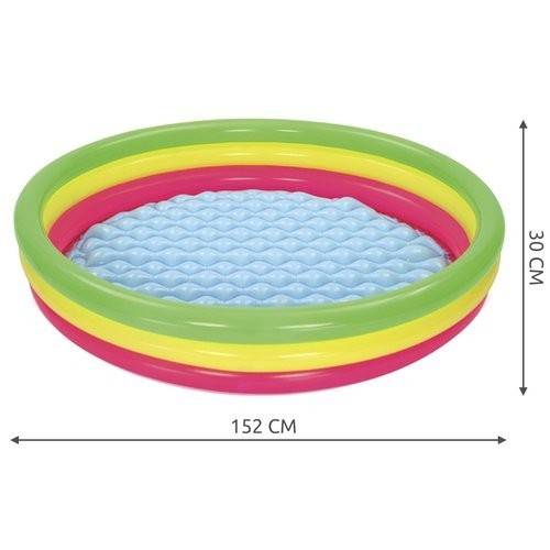 Piscine gonflable arc-en-ciel 152cm Bestway 51103 - Image 5