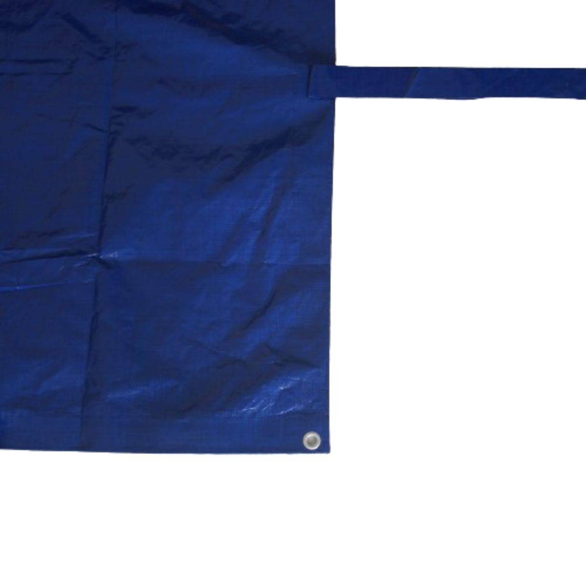 Bâche piscine rectangulaire 6 x 10m Bleue marine avec filet d'écoulement résistance 140g/m2 - Image 5