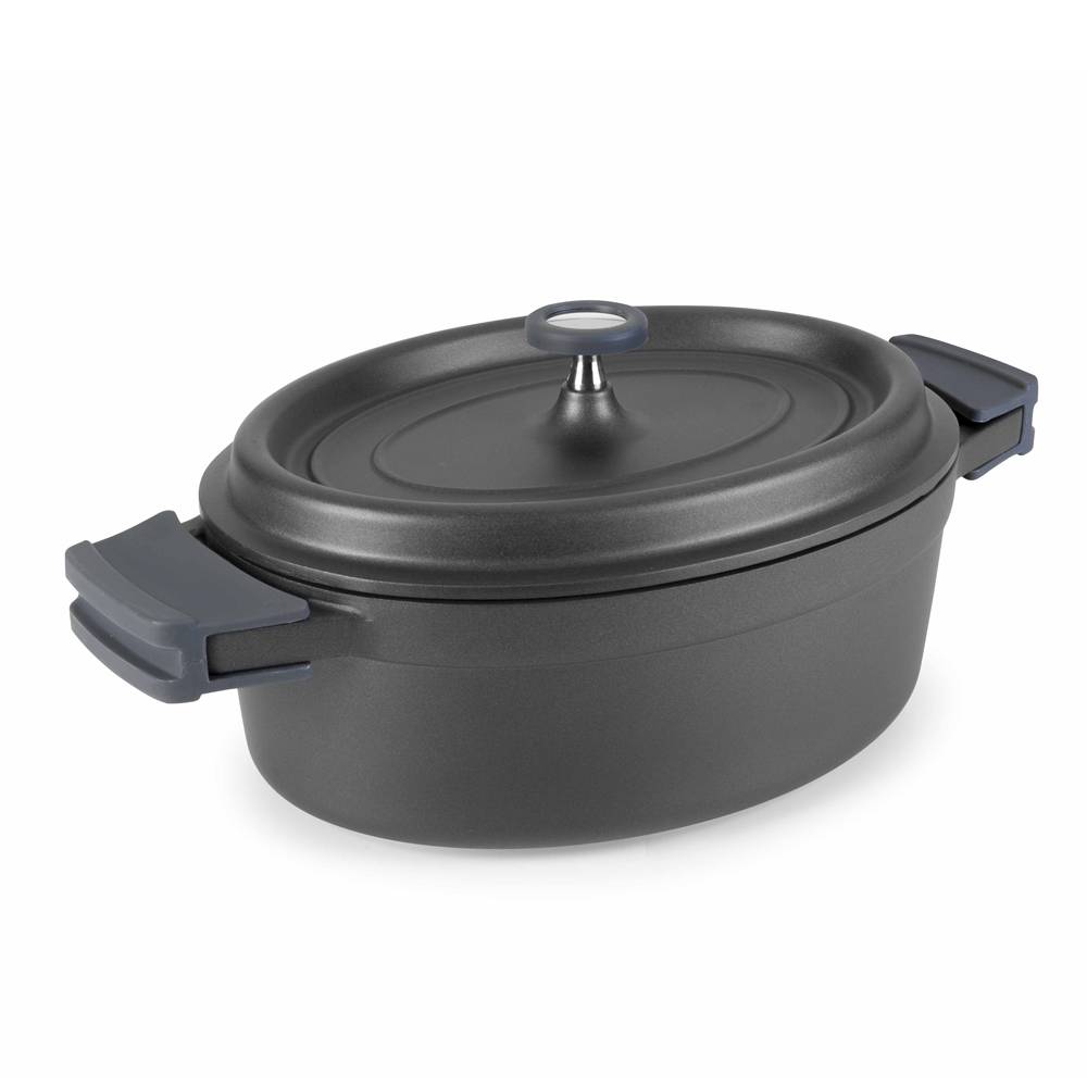 Cocotte ovale en fonte d'aluminium 6.3 litres