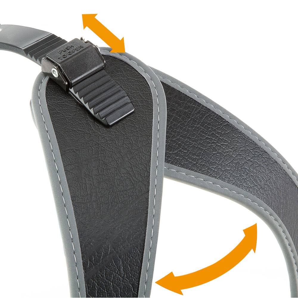 Ferplast - AGILA 9 Harnais chien A=B 77÷85 cm Noir - Imagen 6