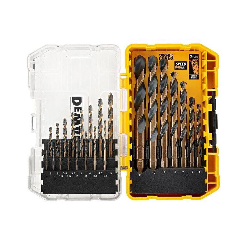 Dewalt - Coffret de 23 forets multi-matériaux  DEWALT DT70729-QZ  Black&Gold Dewalt - Imagen 1