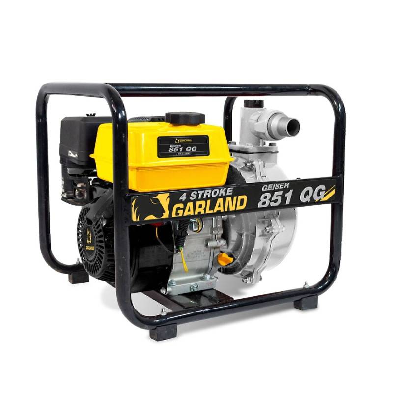 Garland - Motopompe thermique pour pompage intensif GARLAND GEISER 851QG-V23 - Coloris - Jaune