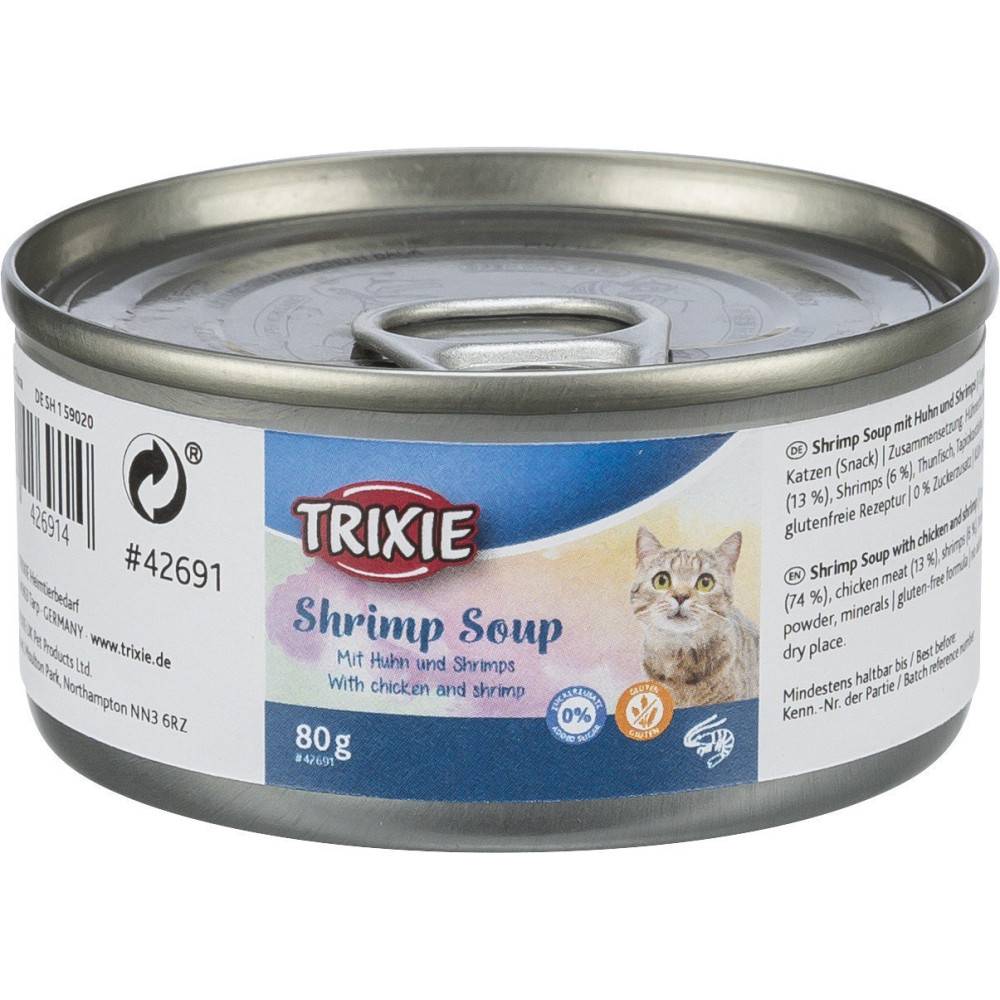 Trixie - Trixie - Soupe au poulet et aux crevettes 80 g pour chat - Imagen 1