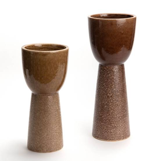 Amadeus - Vase Elégance marron petit modèle - Image 2