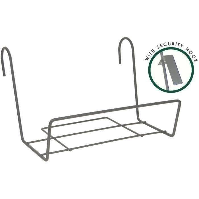 Garden ID - Support Balcon - GARDEN ID - 35 x 15.5 cm - Sécurisé - Taille Pratique - Conception Solide