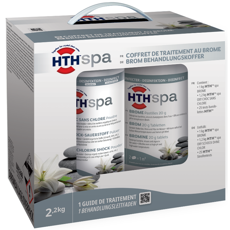 Coffret de traitement au brome hth Spa gonflable - - Imagen 1