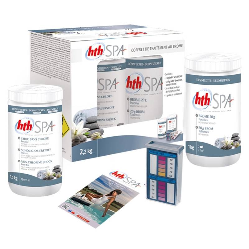 Coffret de traitement au brome hth Spa gonflable - - Imagen 2