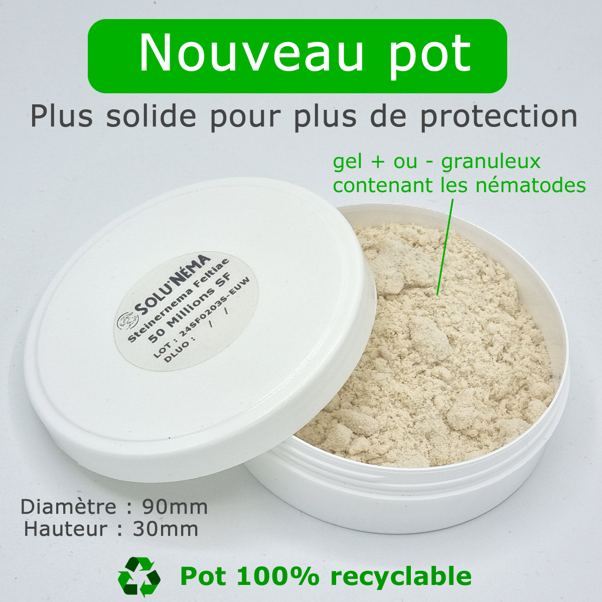 Tout pour les nuisibles - SOLUNEMA - Nématodes Steinernema Feltiae (SF) - 50 Millions - Image 2