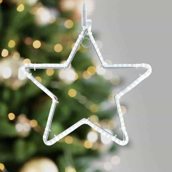 Lotti - Etoile lumineuse 30CM 96 LED blanc froid flash extérieur IP44 Lotti - Imagen 5