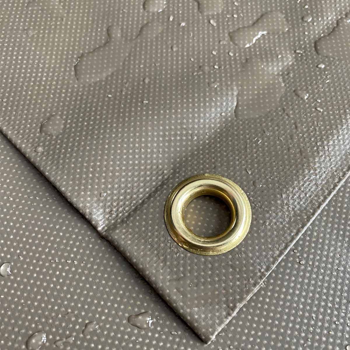 Tecplast - Bâche Bois 2x3 m LP640BO Taupe - Garantie 8 ans - Bâche de protection étanche en PVC pour Bois de chauffage TECPLAST - Imagen 6