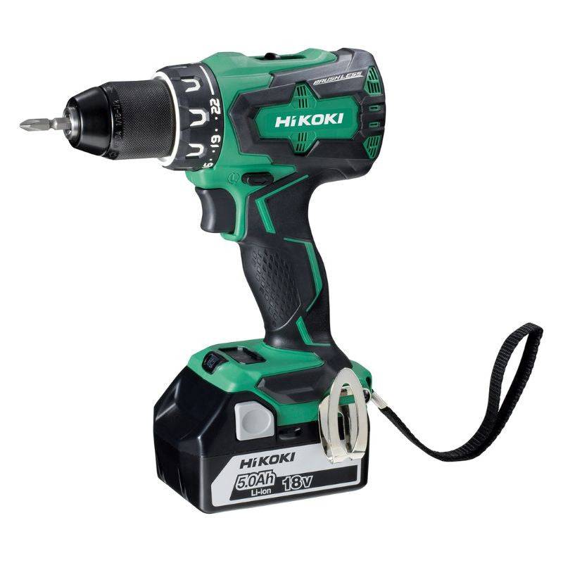 Perceuse visseuse HITACHI-HIKOKI DS18DBSLWJZ 70Nm 18V 5Ah Li-Ion Induction en coffret + 2 batteries + 1 chargeur Hikoki - Imagen 2