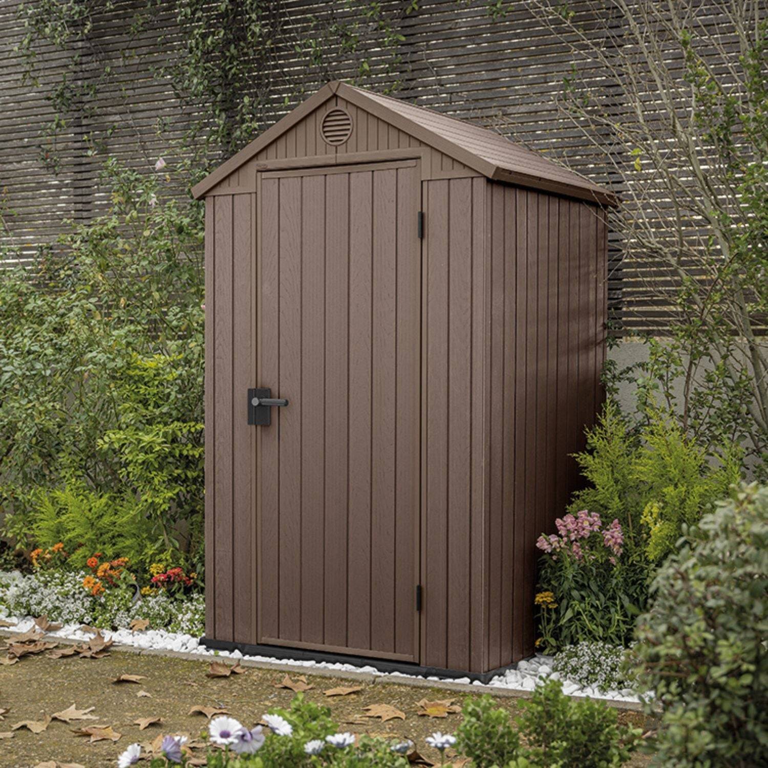 Keter - Abri de jardin DARWIN 4x4 Marron - Image 2