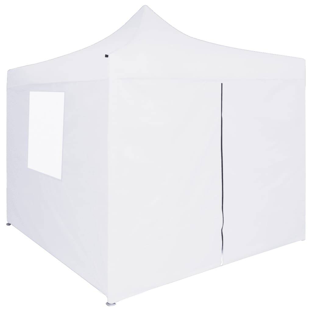 Maison Chic - Tente de réception pliable avec 4 parois 3x3 m Acier Blanc Maison Chic