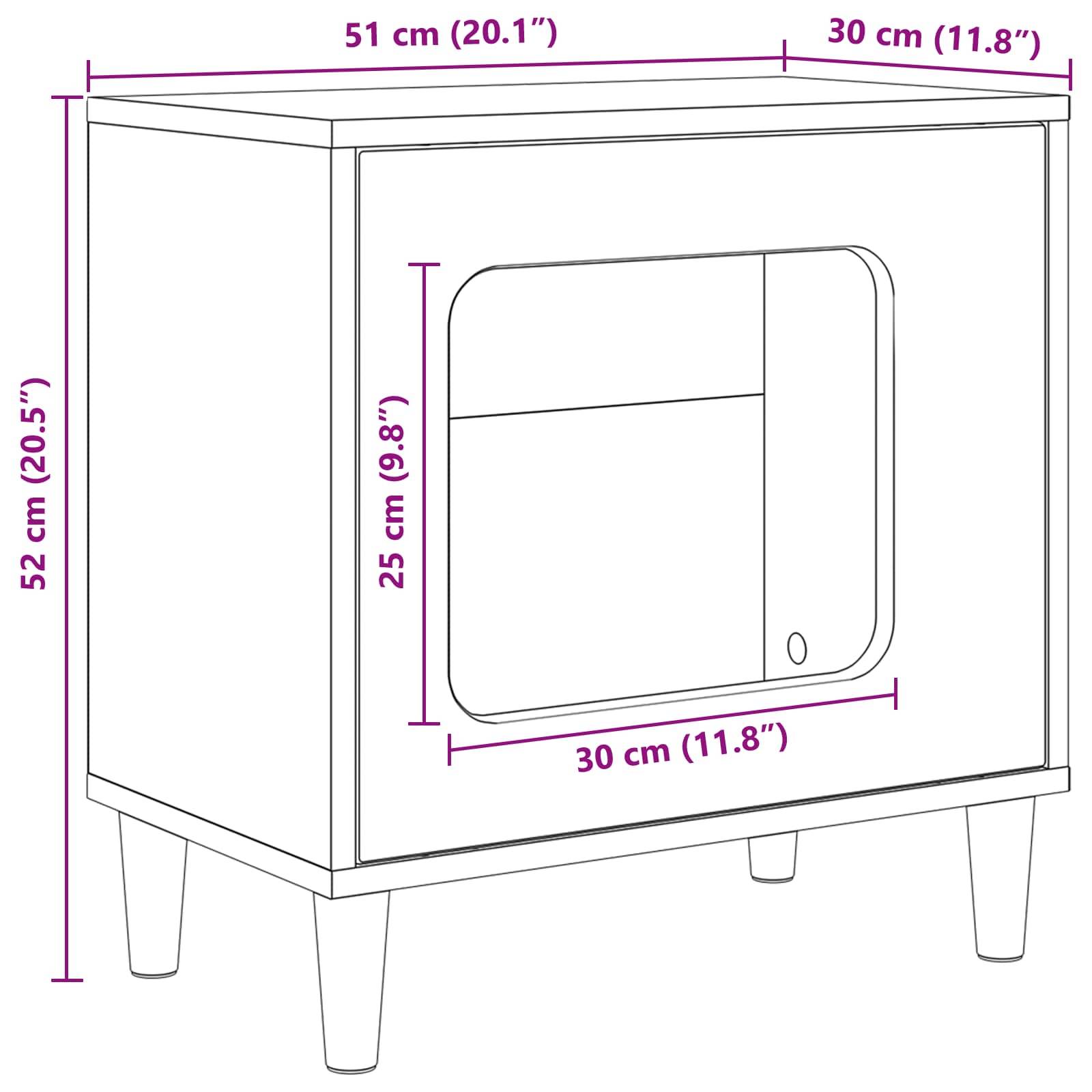 Vidaxl - Maison pour chat Béton 51 x 30 x 52 cm Bois d'ingénierie vidaXL 8000656 - Image 3