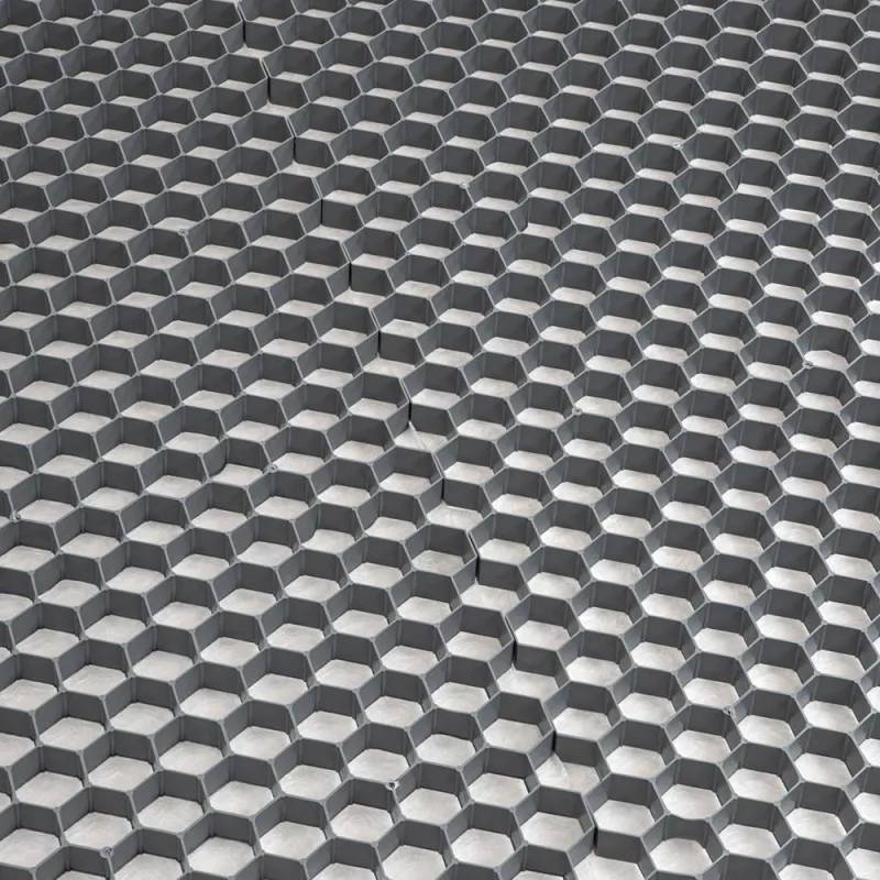 Stabilisateur de gravier 0,96 m² - Gris - 120 X 80 X 3 cm Gris - EASYSTAB - Image 2