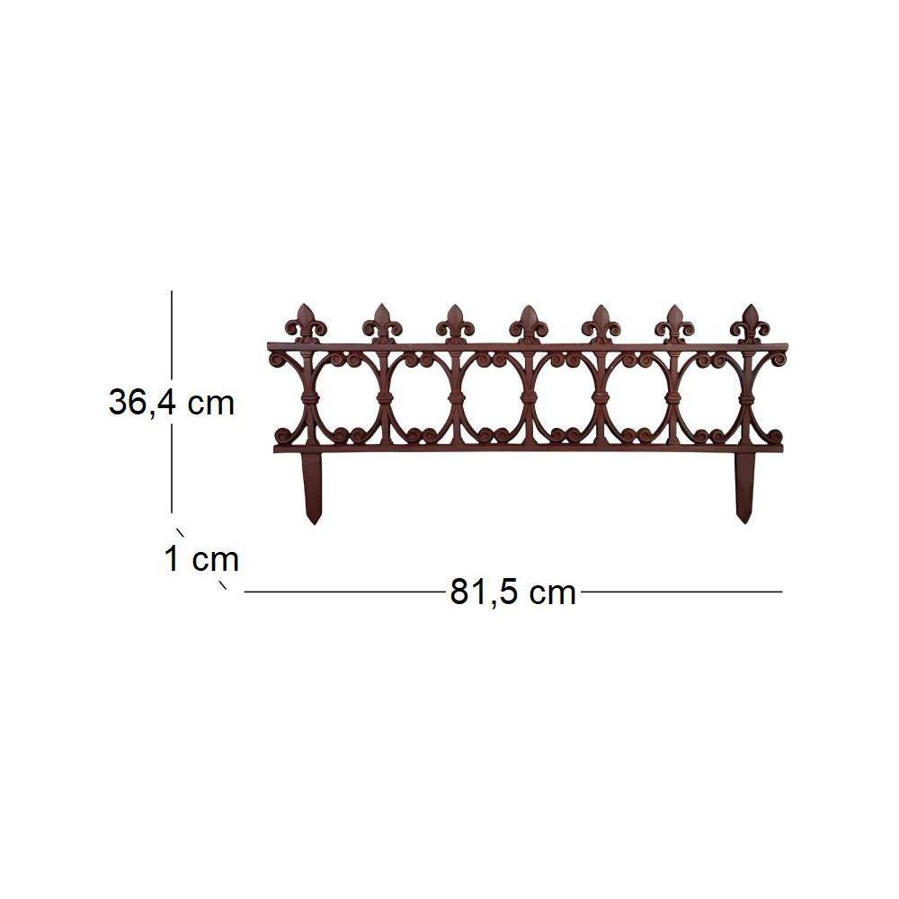 Esschert Design - Bordure de jardin en fonte Fleur de lys Esschert Design - Imagen 3