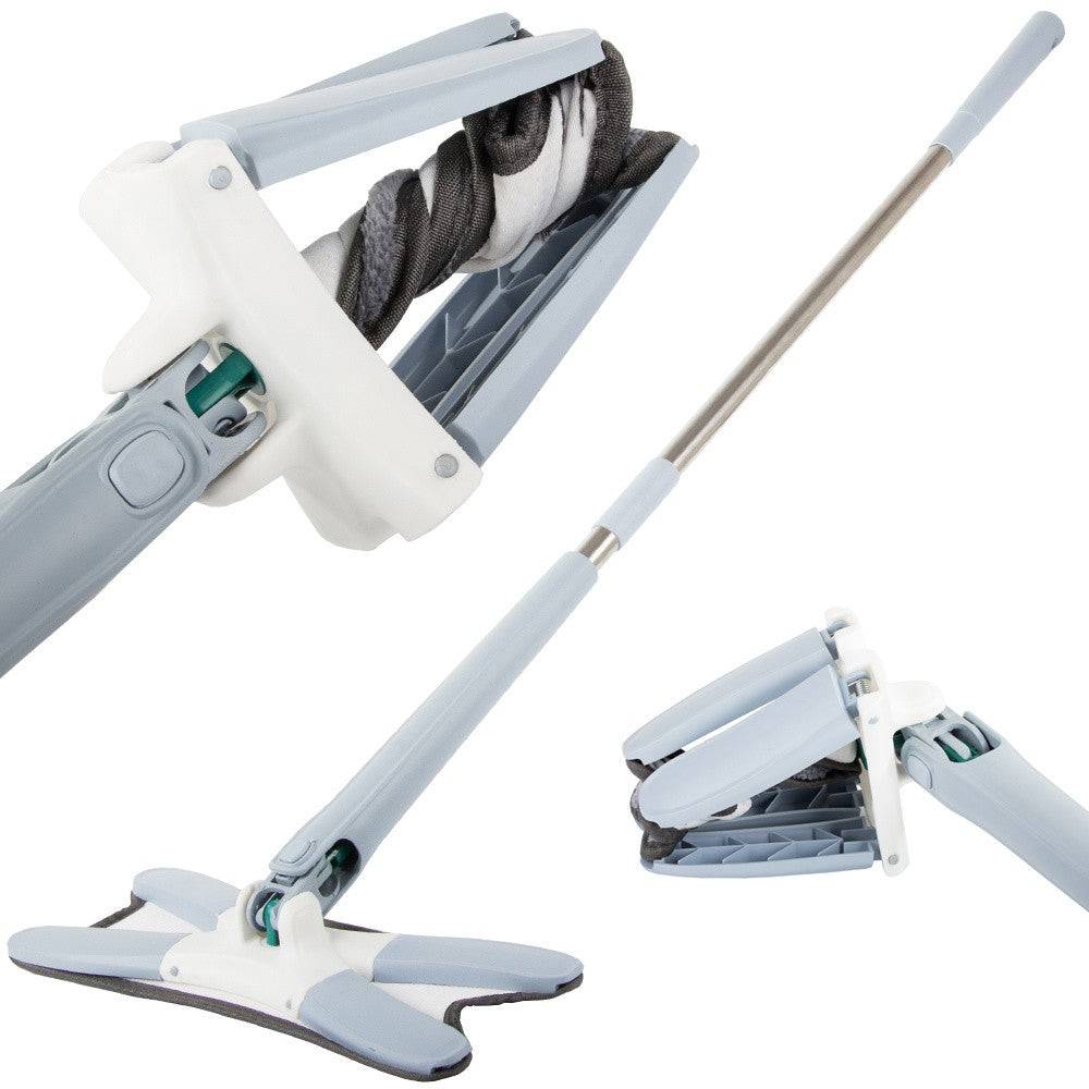 Balai serpillière plat pour le nettoyage des sols avec essoreuse rotative - Image 1