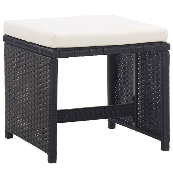 Vidaxl - Ensemble à manger d’extérieur 11 pcs coussins résine tressée vidaXL 42523 - Image 6