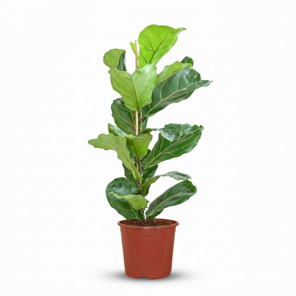 Ficus Lyrata - Pot de 21cm - Hauteur 75 - 85cm - Sans cache-pot - Plantes d'intérieur