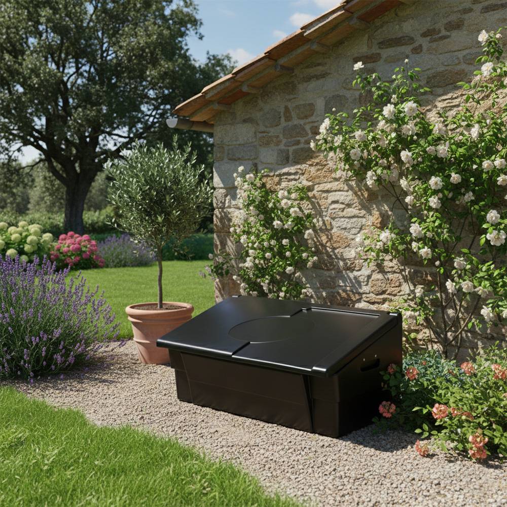 Coffre de jardin 100l -plast'up rotomoulage - Imagen 2