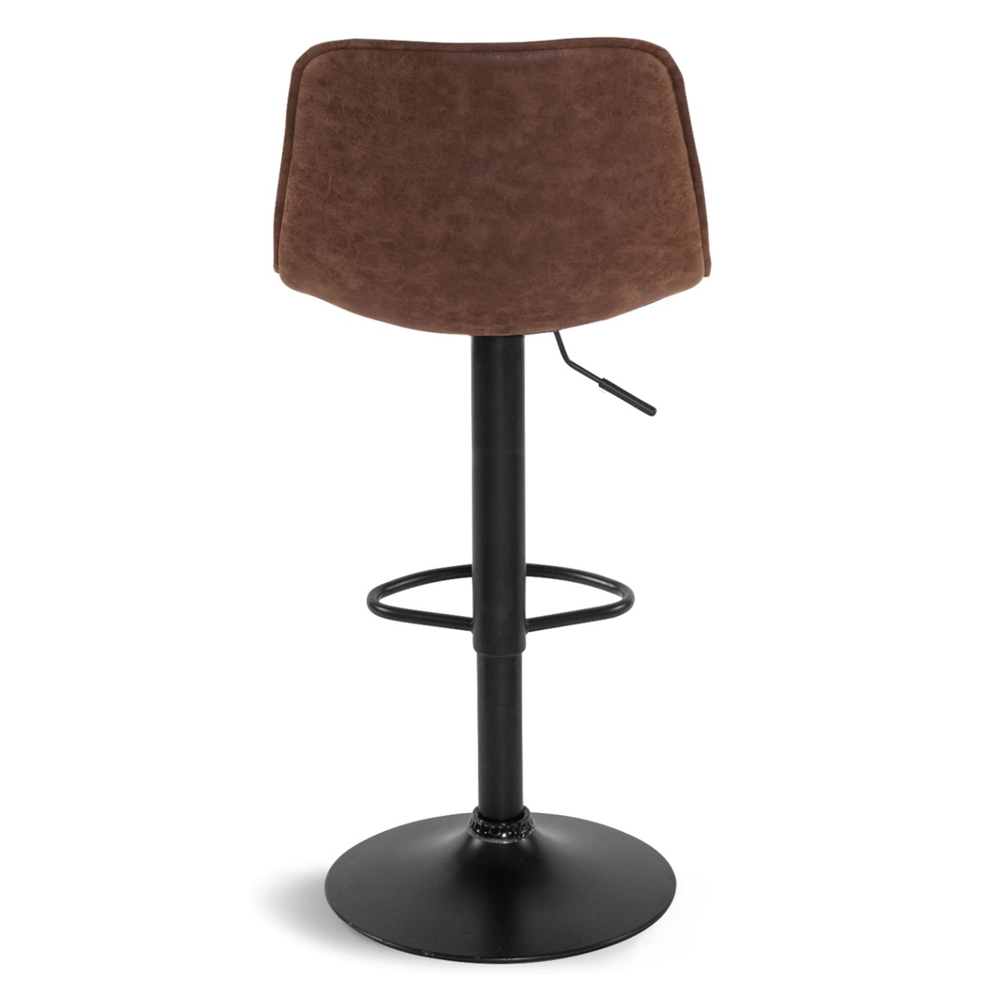 Lot de 4 tabourets de bar DENVER marron vintage - Image 6