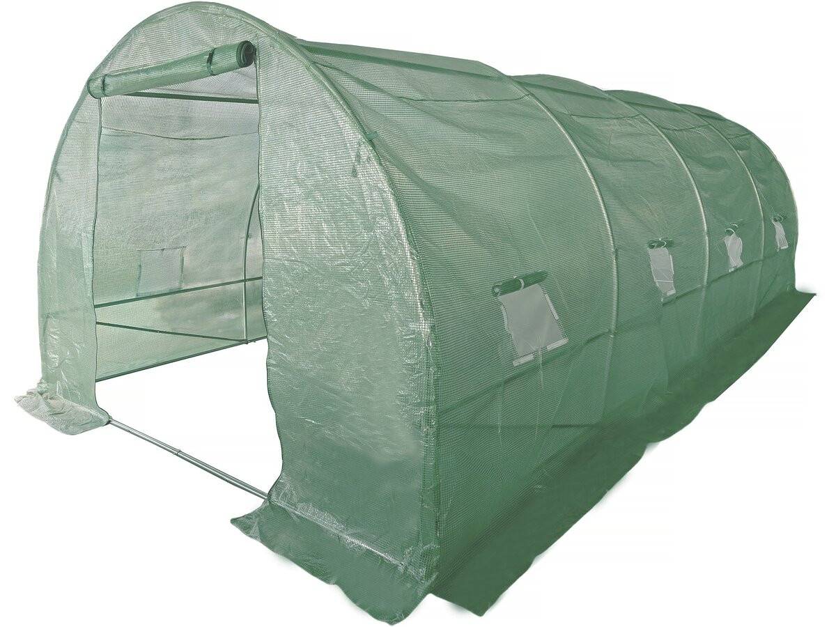 Serre Tunelle De Jardin 6 X 3 M "lys" - 18 M² - 140g - Vert -habitat Et Jardin - Image 1