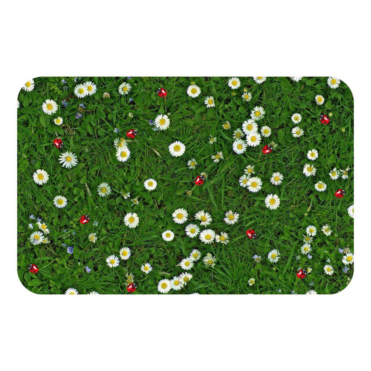 Set de Table Imprimé "Fleurette" 28x44cm Vert - Image 1