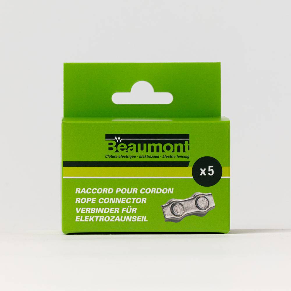 Beaumont - 5 Raccords en acier pour cordons BEAUMONT - Imagen 3