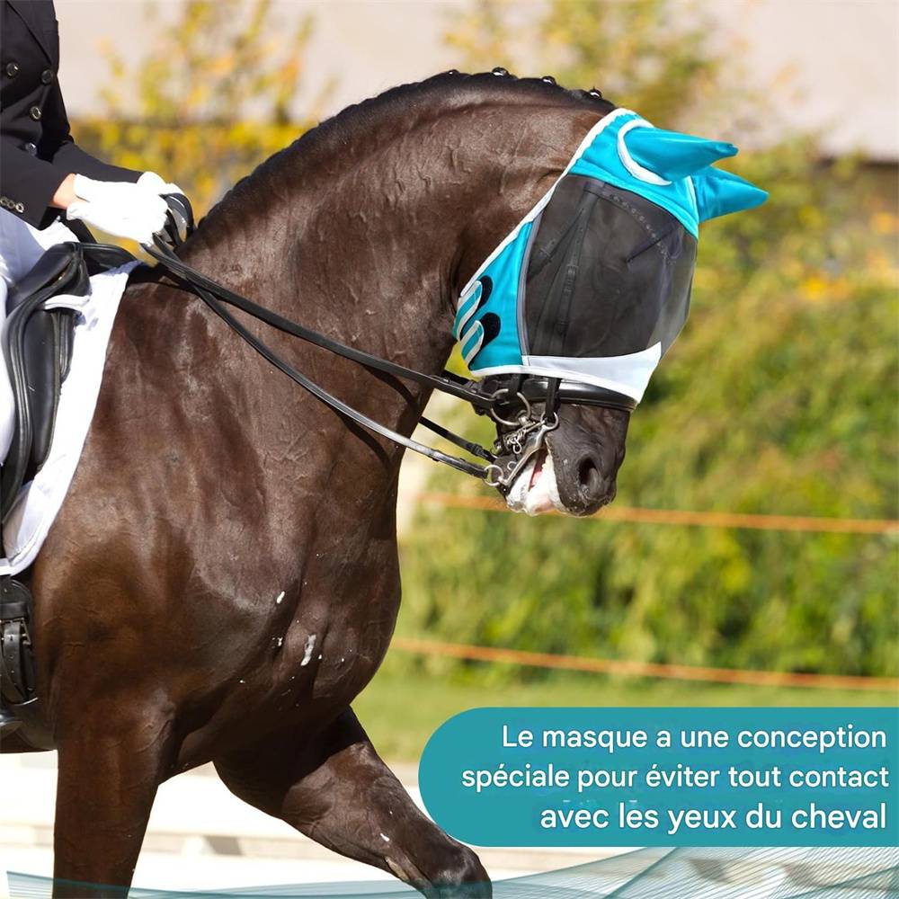 DtopbuyAge - Masque anti - mouches pour cheval DtopbuyAge - Image 2