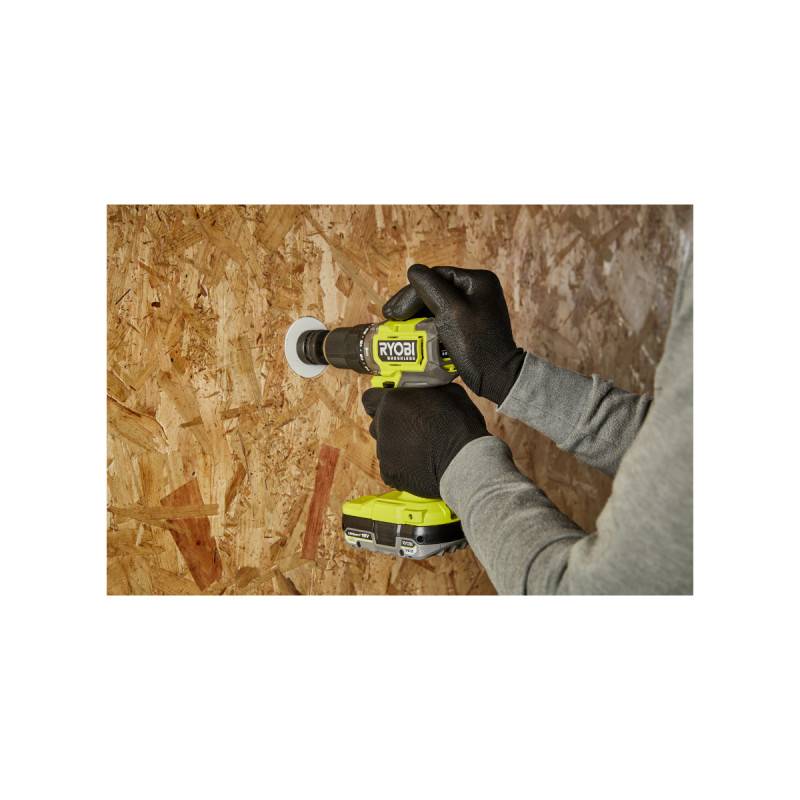 Ryobi - Perceuse-visseuse à percussion RYOBI 18V One+ Brushless - 1 batterie 4,0 Ah - 1 batterie 2.0 Ah - 1 chargeur - RPD18BL1-2C42S - Image 3