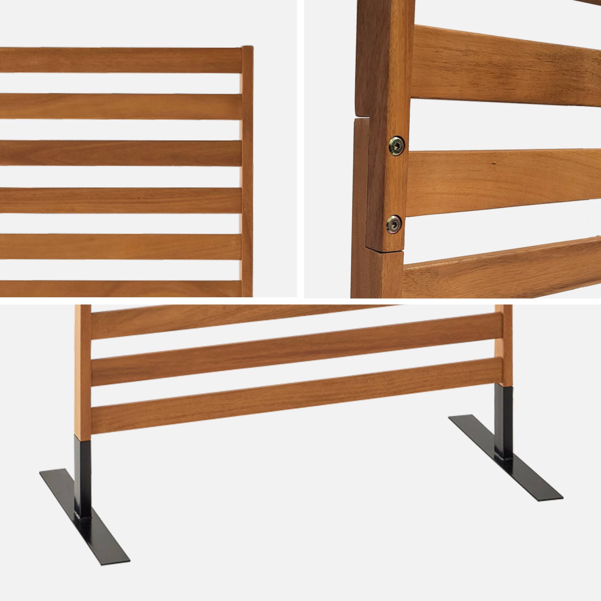 sweeek - Paravent extérieur en bois. 80cm. acacia. intérieur. extérieur | sweeek - Image 6