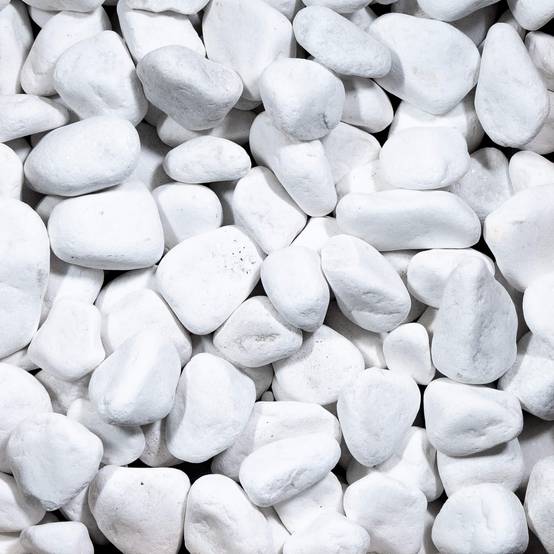 Galet Blanc Pur 40-60 mm - Lot de 2 big bag de 500 kg (10 m²) - RO'MA NATURE - Image 1