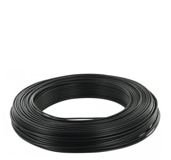 Câble d'installation H07V-U 10m 2.5mm² noir avec isolant en PVC - FILS & CÂBLES - 60101025D
