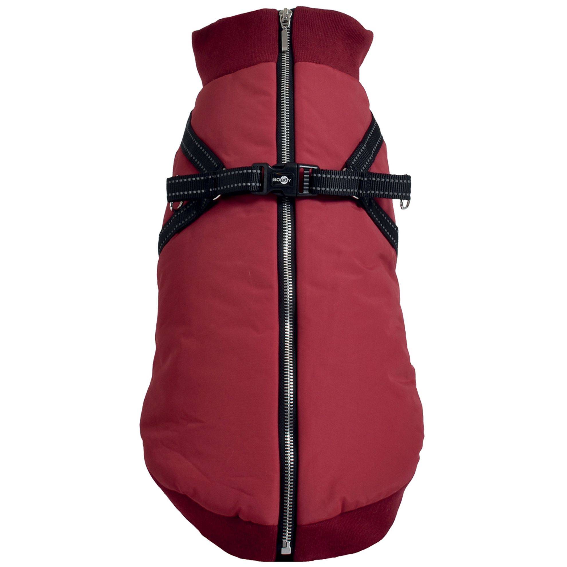 Manteau Bomber bordeaux avec harnais intégré Taille : 32S BOBBY