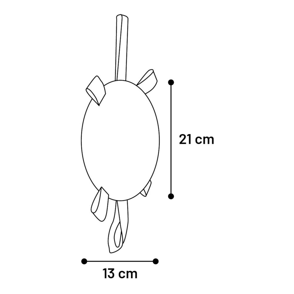 Flamingo - Jouet ballon Rugby marron foncé  ø 13 cm x 21 cm pour chien - Imagen 2
