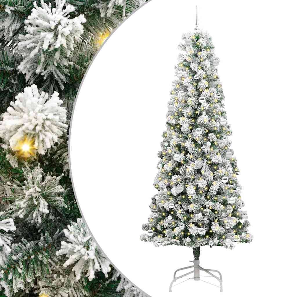 ComfortXL - Décoration de Fête : Grand Sapin de Noël Lumineux 240 cm, Kit Complet Prêt à l'Emploi avec 120 Boules – ComfortXL Outdoor Living - Image 2