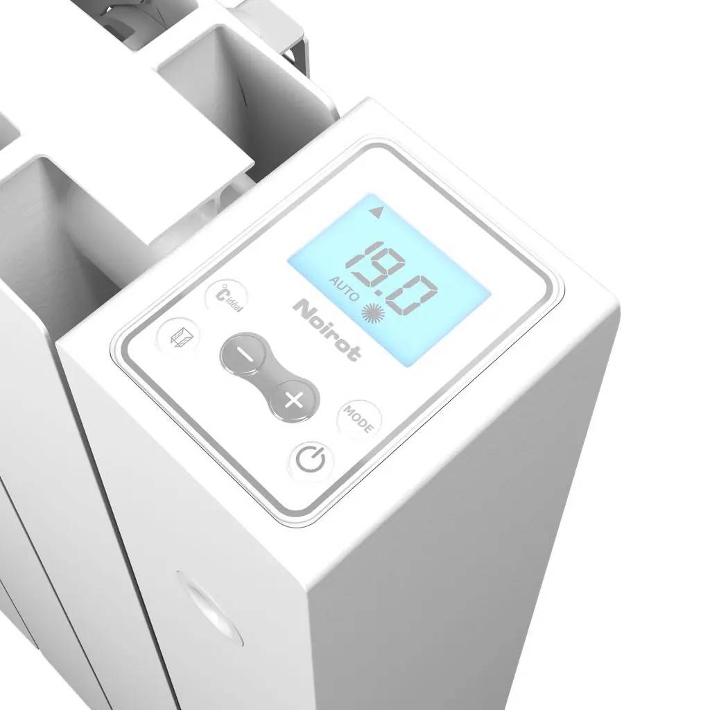 Radiateur blanc à inertie fluide - OPTIFLO - 2000W - 97x58,3x13 cm - 3 programmables - détection fenêtre et présence - NF 3 étoiles - Imagen 2