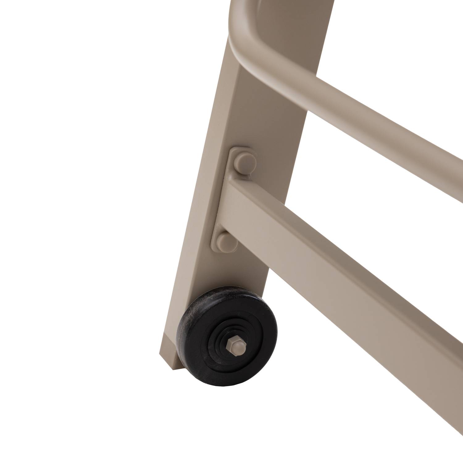 Lot de 2 bains de soleil BARBADOS en textilène taupe - aluminium taupe - HAPPY GARDEN - Imagen 7