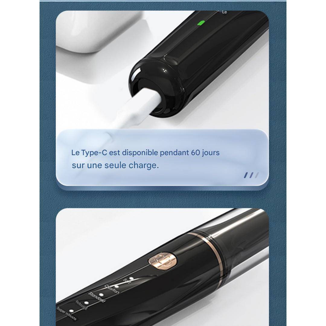 Brosse à dents à ultrasons pour nettoyer le tartre dentaire DtopbuyAge - Image 6