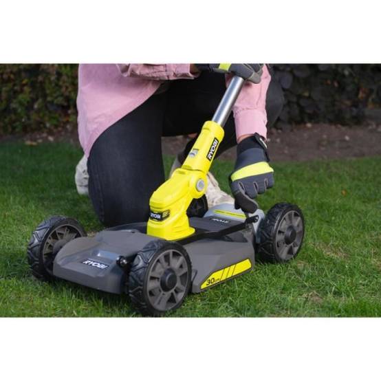 Tondeuse 3 en 1 RYOBI - RY18LMC30A-0 - 18V One+ - coupe 30 cm - Sans batterie ni chargeur - Image 4