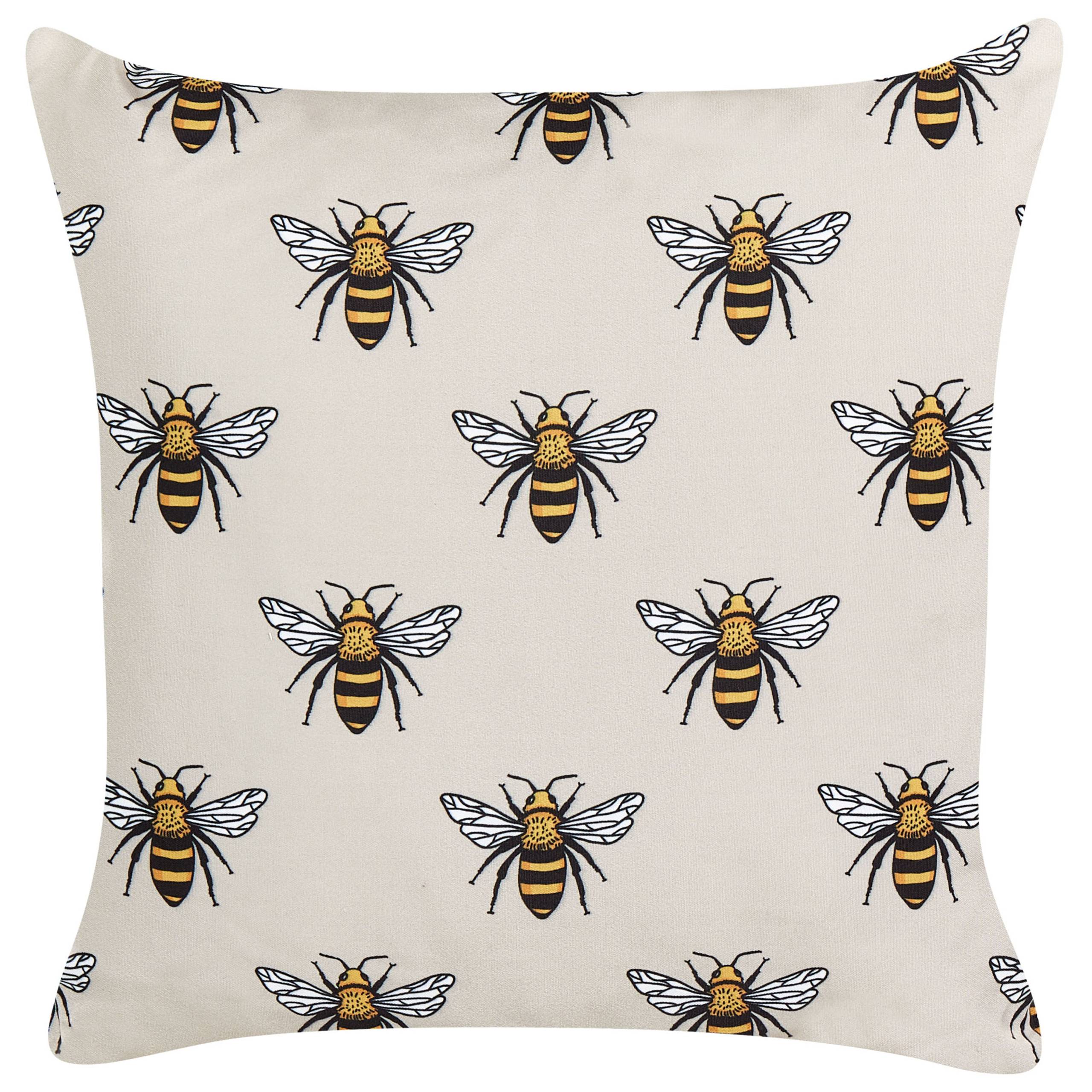 Beliani - Coussin d'extérieur Polyester Beige CANNETO - Beliani - Imagen 5