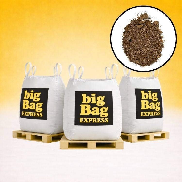 PACK 3 X BIG BAG de 1m³ (+/- 4,2T) Terre Criblée Amendée Compostée à 5% - Livraison PREMIUM - Image 1