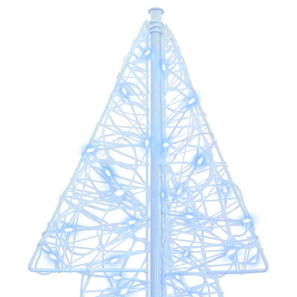 Sapin de Noël | Arbre de Noël avec 160 LED Blanc Froid 150 cm Acrylique Maison Chic - Image 6