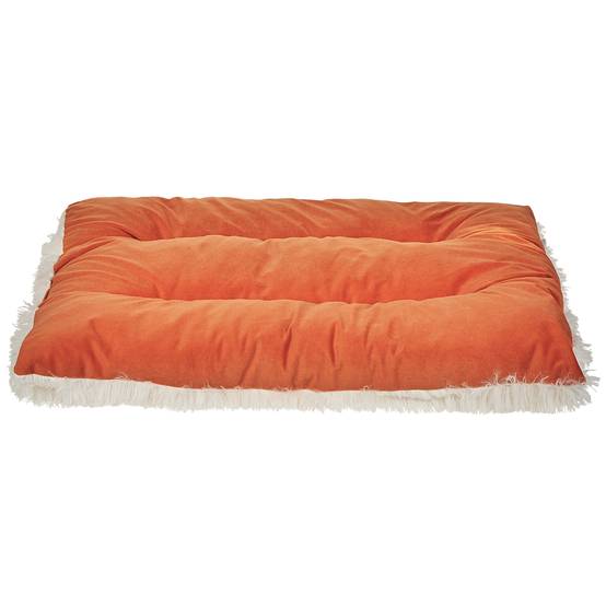 Beliani - Lit pour animal Velours Orange ERGANI - 70x55x10- Beliani - Image 4