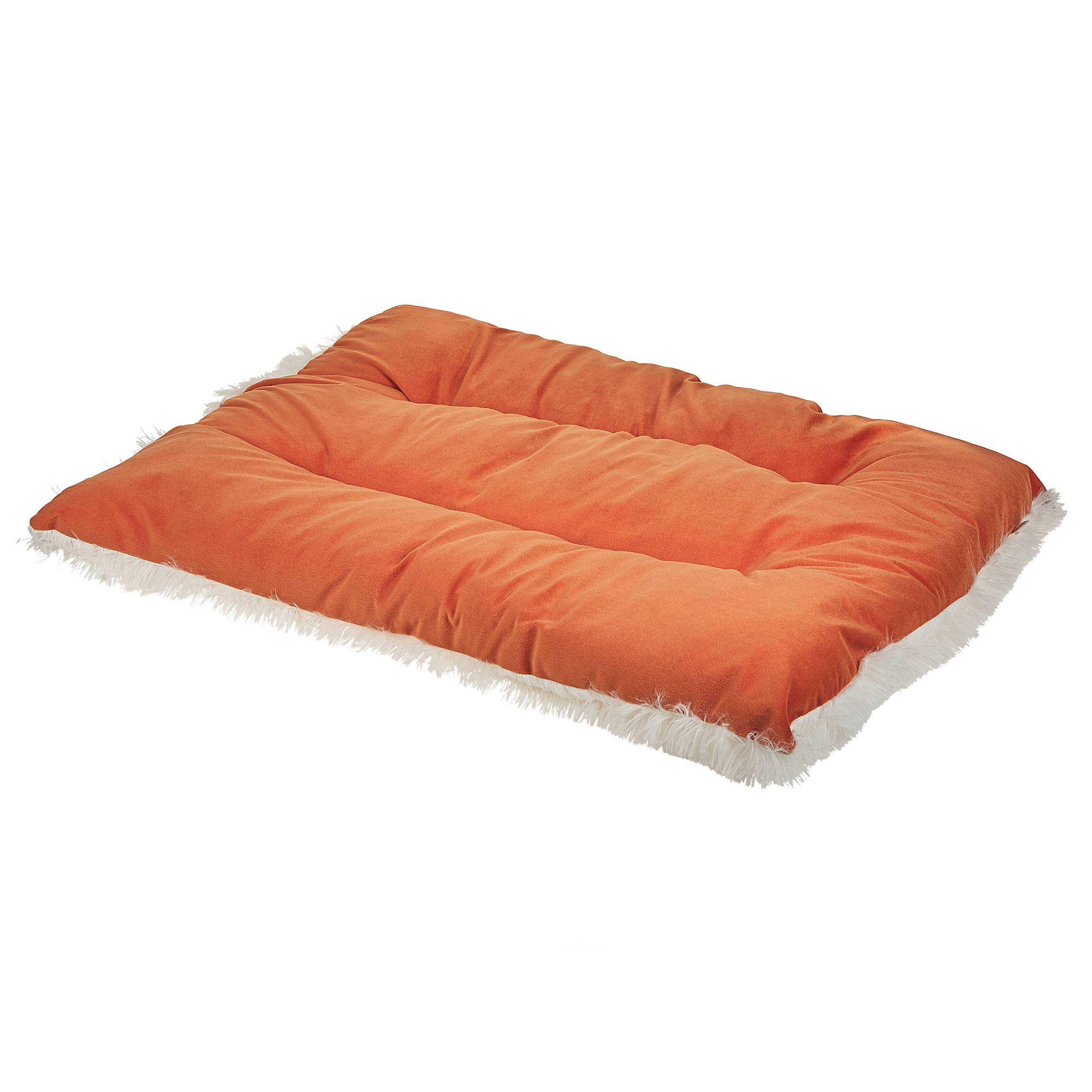 Beliani - Lit pour animal Velours Orange ERGANI - 70x55x10- Beliani - Image 2