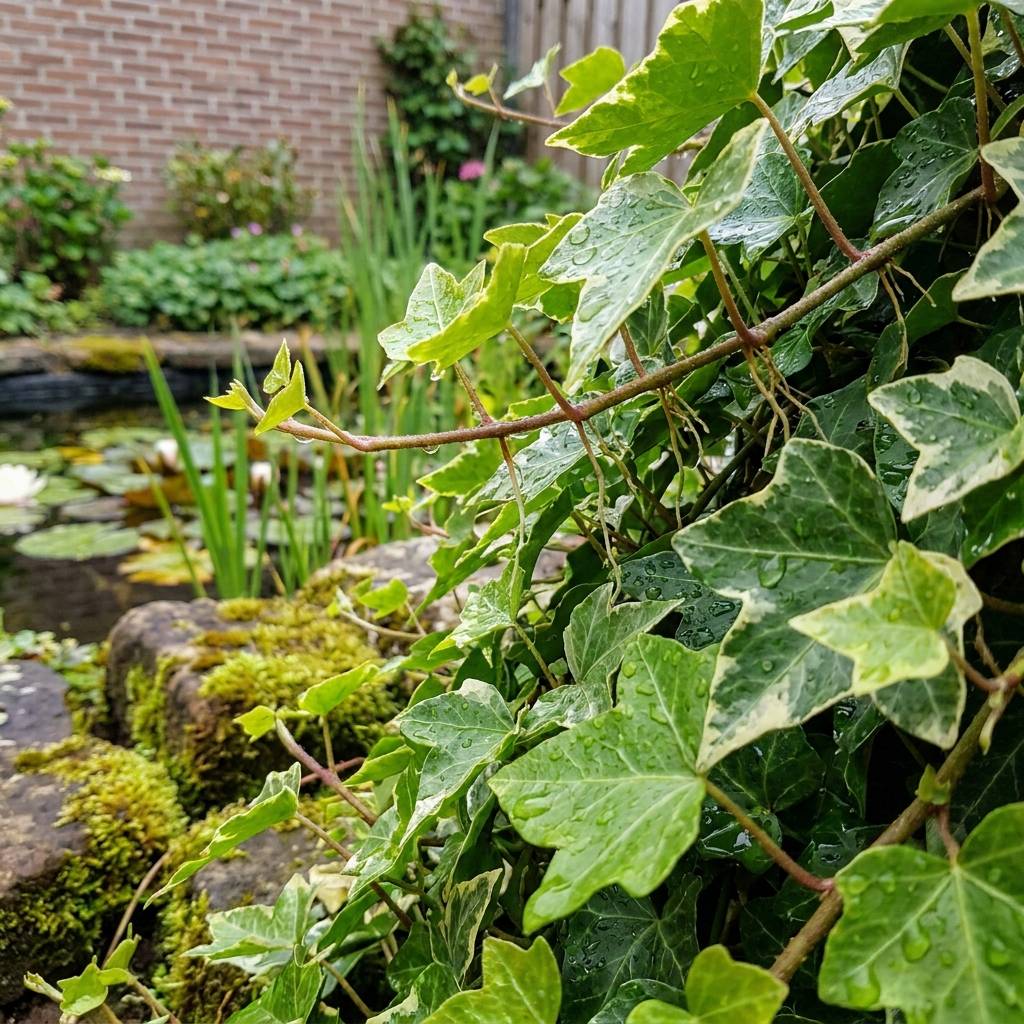 Hedera lierre mélangé 12 plantes P12 - couvre-sol bord de bassin ombre rustique - Image 3