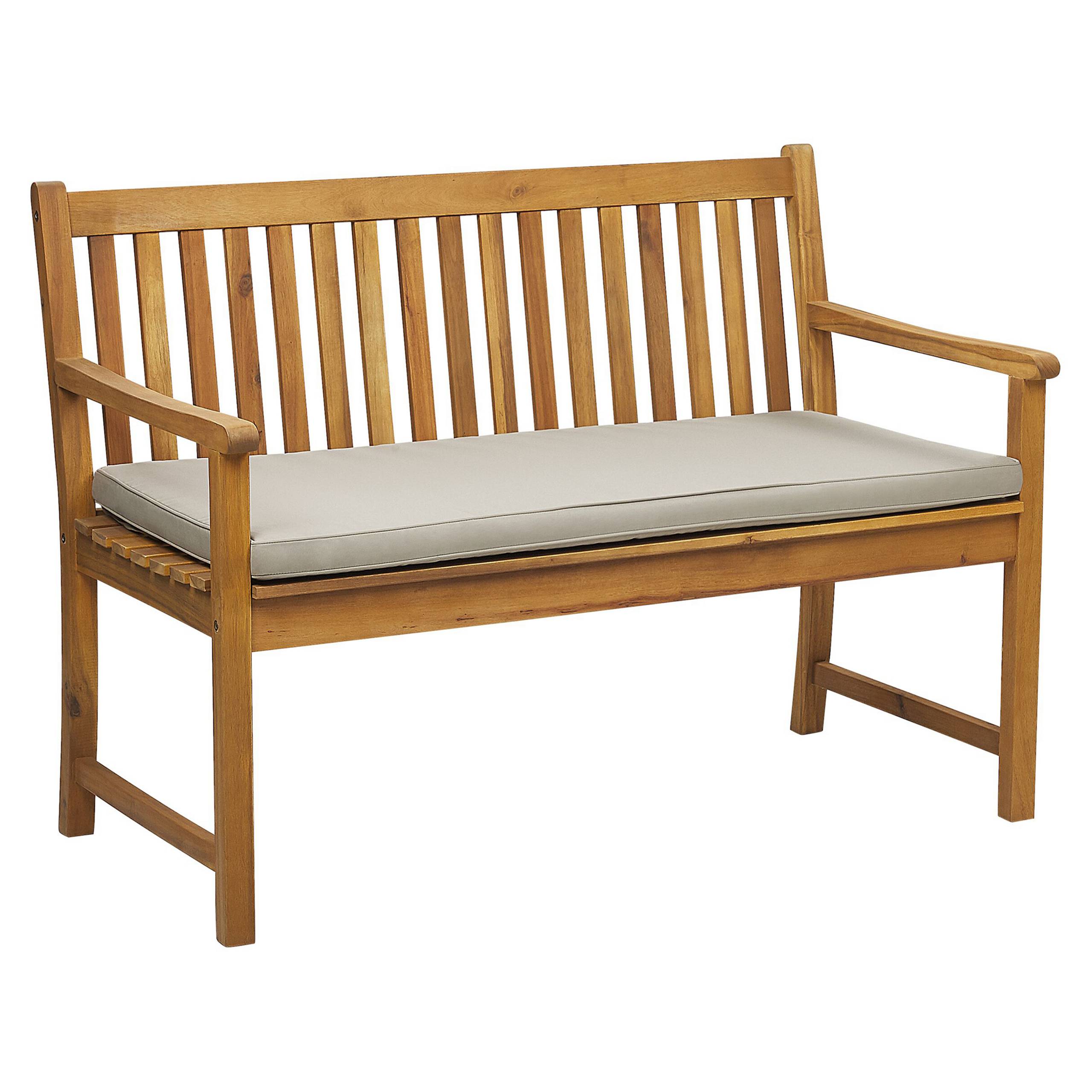 Beliani - Banc Bois d'acacia certifié Beige VIVARA - Beliani - Imagen 3