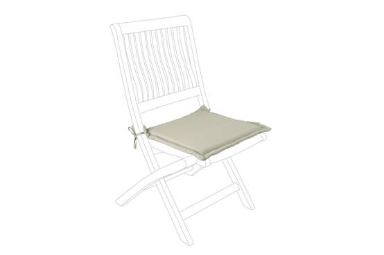Autre - Coussins pour chaise de jardin pliante (lot de 4) - CANCALE - Imagen 2