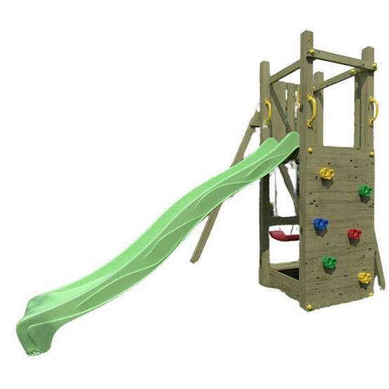 Fungoo - Aire de jeu d'extérieur FUNGOO FUNNY3 avec bac à sable et balançoire pour enfants - Image 1
